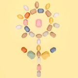 Ensemble de pierres à empiler en bois - 36 pièces